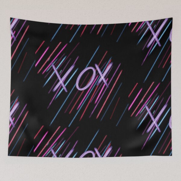 Item preview, 8-Bit Neon with XOX Text - Neurodivergent designed and sold by jolabrese.