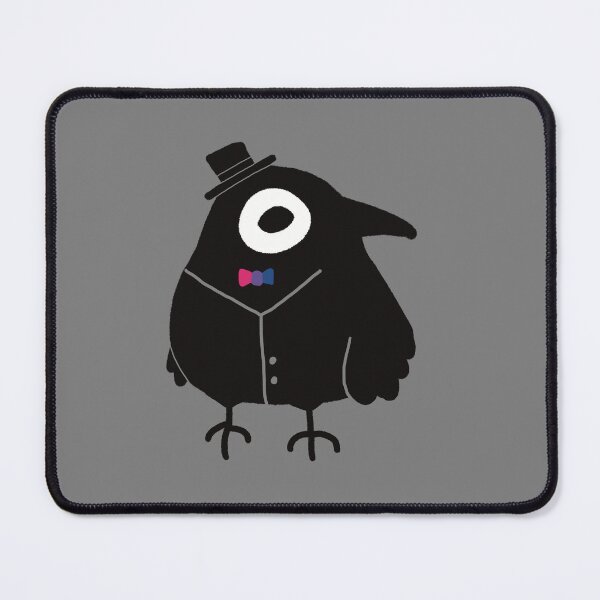Item preview, Bi pride crow designed and sold by Scarlet Sung.