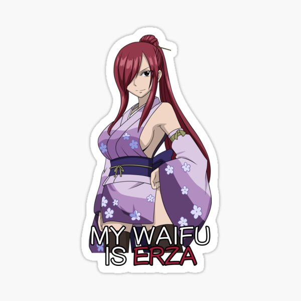 Fairy Tail Erza Scarlet Anime JDM Anime Car Window Decal Sticker