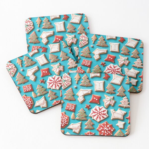 Item preview, Christmas holiday cookie wallpaper designed and sold by MoonsideGallery.