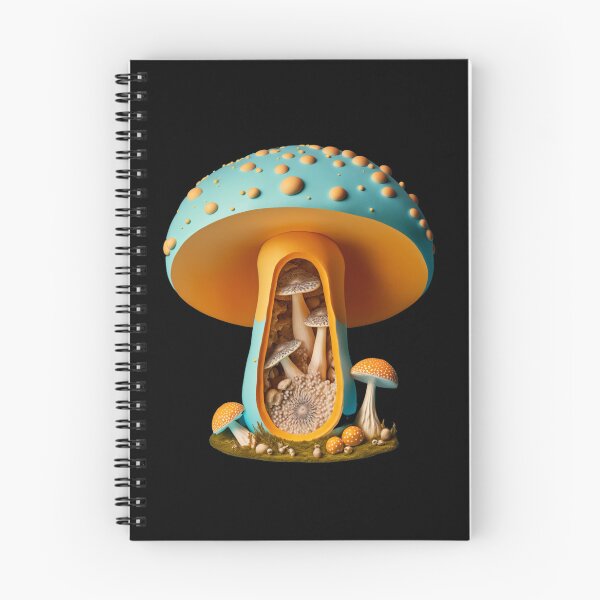 Item preview, Pastel Minimalistic Whimsical Magic Mushrooms - 3D designed and sold by The Oracle of Surrealism Sublime Consciousness.