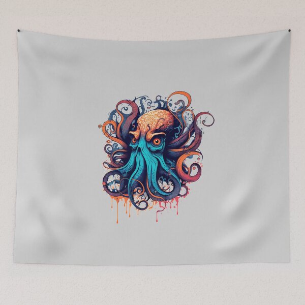 Item preview, Abstract Octopus designed and sold by Ajolan.