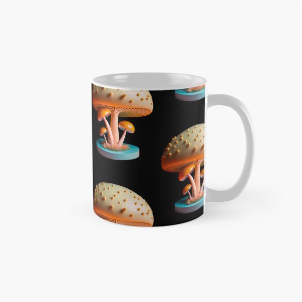 Artikelvorschau, Pastel Minimalistic Whimsical Magic Mushrooms - 3D entworfen und verkauft von The Oracle of Surrealism Sublime Consciousness.