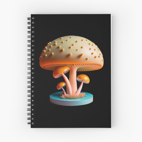 Item preview, Pastel Minimalistic Whimsical Magic Mushrooms - 3D designed and sold by The Oracle of Surrealism Sublime Consciousness.