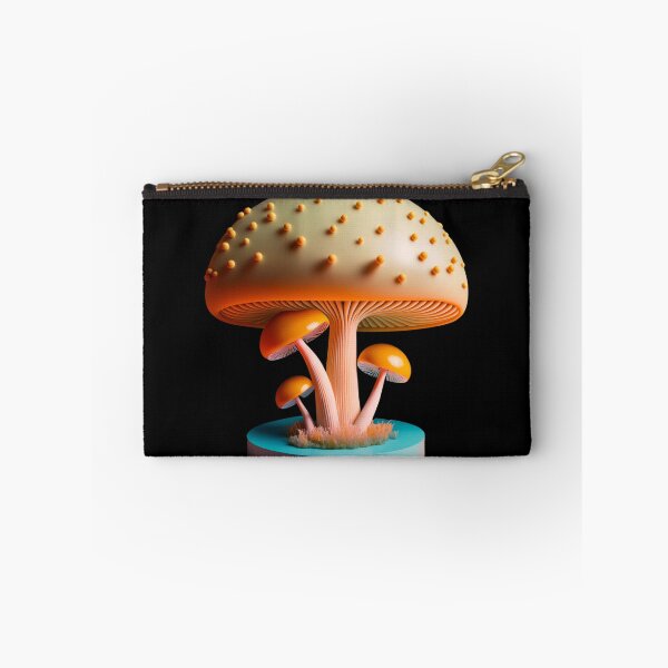 Artikelvorschau, Pastel Minimalistic Whimsical Magic Mushrooms - 3D entworfen und verkauft von The Oracle of Surrealism Sublime Consciousness.