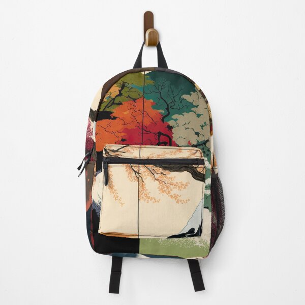 Item preview, Day and Night Japanese Fuji Mountain Landscape Illustration Scarves designed and sold by Dilematiccoma.