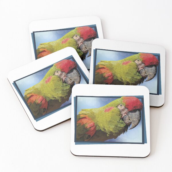 Item preview, red fronted macaw designed and sold by obscurite.