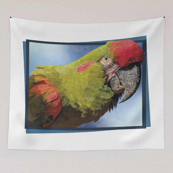 Item preview, red fronted macaw designed and sold by obscurite.