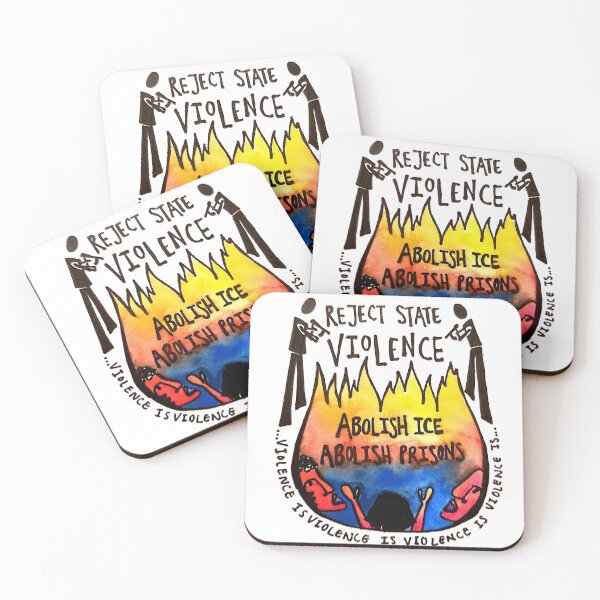 Item preview, Reject State Violence - ABOLISH ICE ABOLISH PRISONS  designed and sold by gabyraqueljulia.