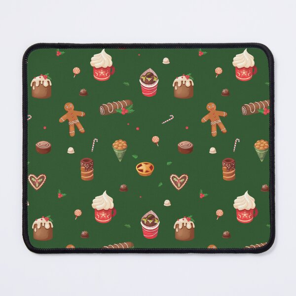 Item preview, Christmas Food Pattern designed and sold by ConvenientCat.