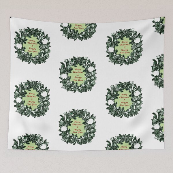 Item preview, Merry Christmas & Happy New Year designed and sold by artubble.