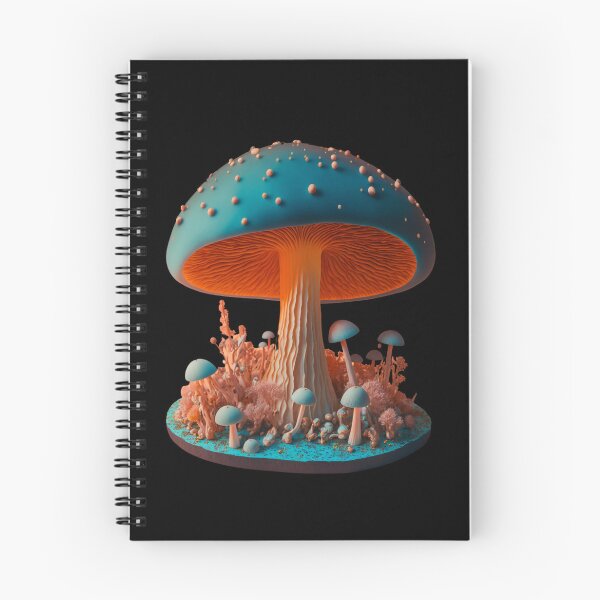 Item preview, Pastel Minimalistic Whimsical Magic Mushrooms - 3D designed and sold by The Oracle of Surrealism Sublime Consciousness.
