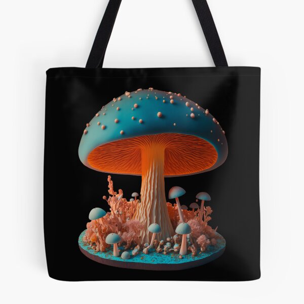 Artikelvorschau, Pastel Minimalistic Whimsical Magic Mushrooms - 3D entworfen und verkauft von The Oracle of Surrealism Sublime Consciousness.