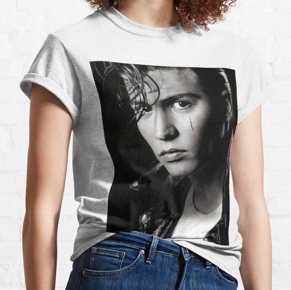 johnny depp tirage T-shirt classique
