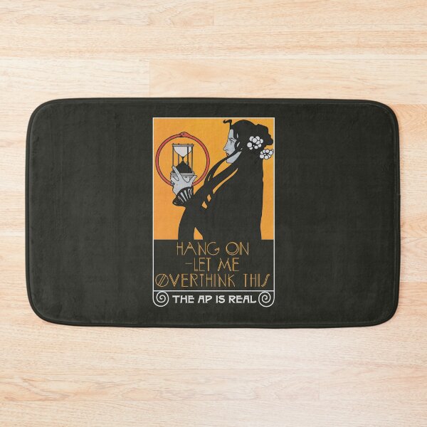 Item preview, Hang On - Let Me Overthink This (on dark) designed and sold by geekyT.