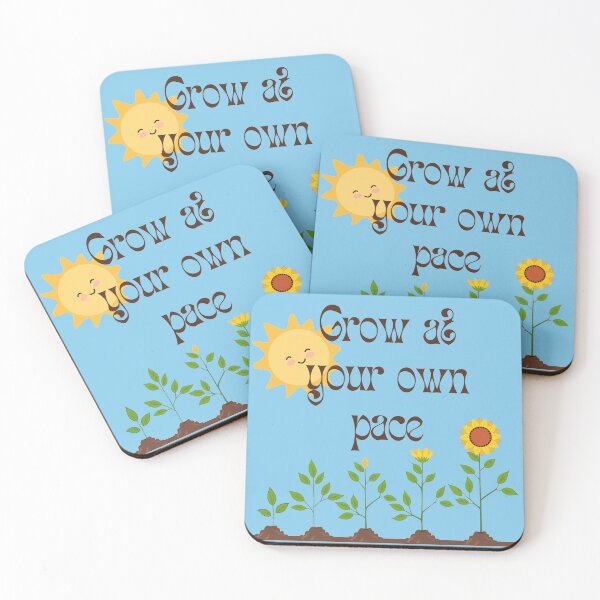 Item preview, Grow at your own pace - motivational designed and sold by PellSilversmith.
