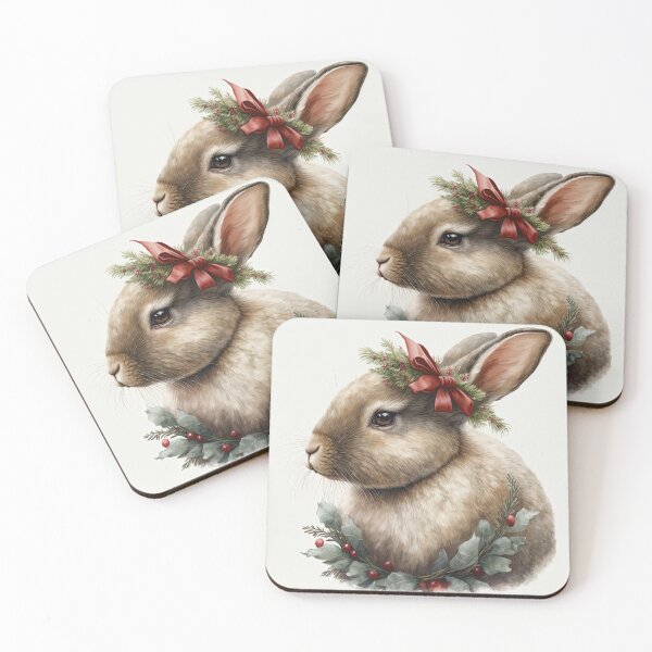 Item preview, Festive Bunny Winter Holidays / Christmas Gifts designed and sold by Ealaionta Design.