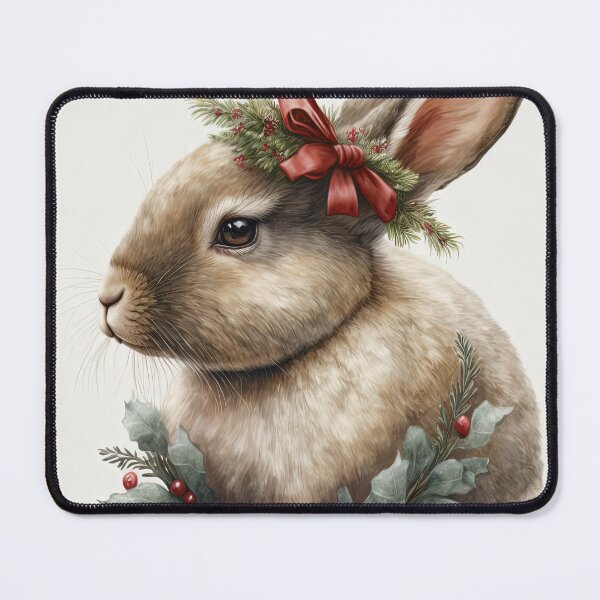 Item preview, Festive Bunny Winter Holidays / Christmas Gifts designed and sold by Ealaionta Design.