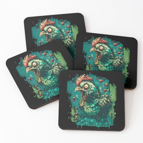 Item preview, Zombie Chicken Illustration #1 designed and sold by Gallery of Weirdness.