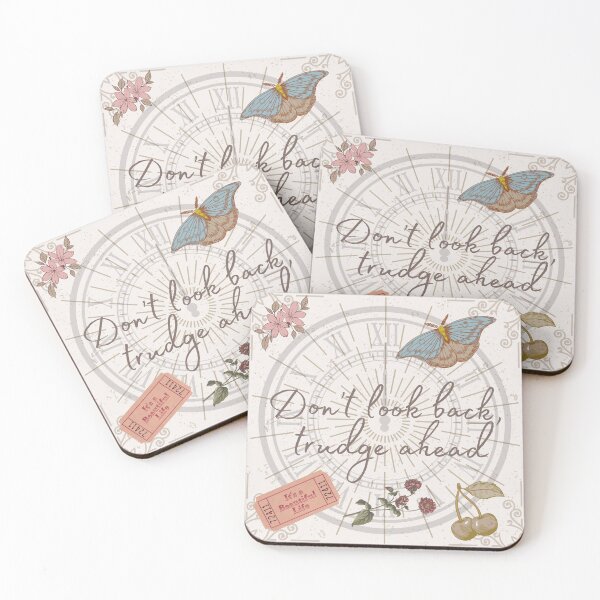 Item preview, Don’t look back, trudge ahead designed and sold by LavaCreative.