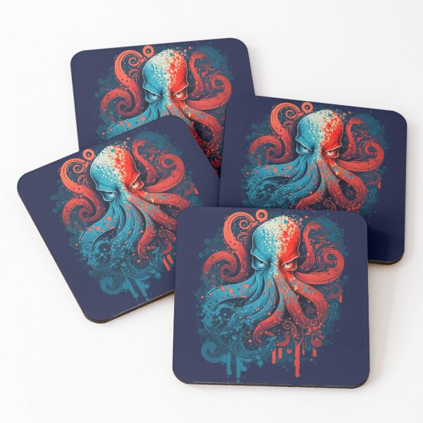 Item preview, Abstract Octopus II designed and sold by Ajolan.