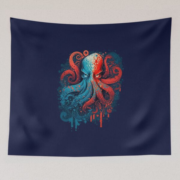 Item preview, Abstract Octopus II designed and sold by Ajolan.