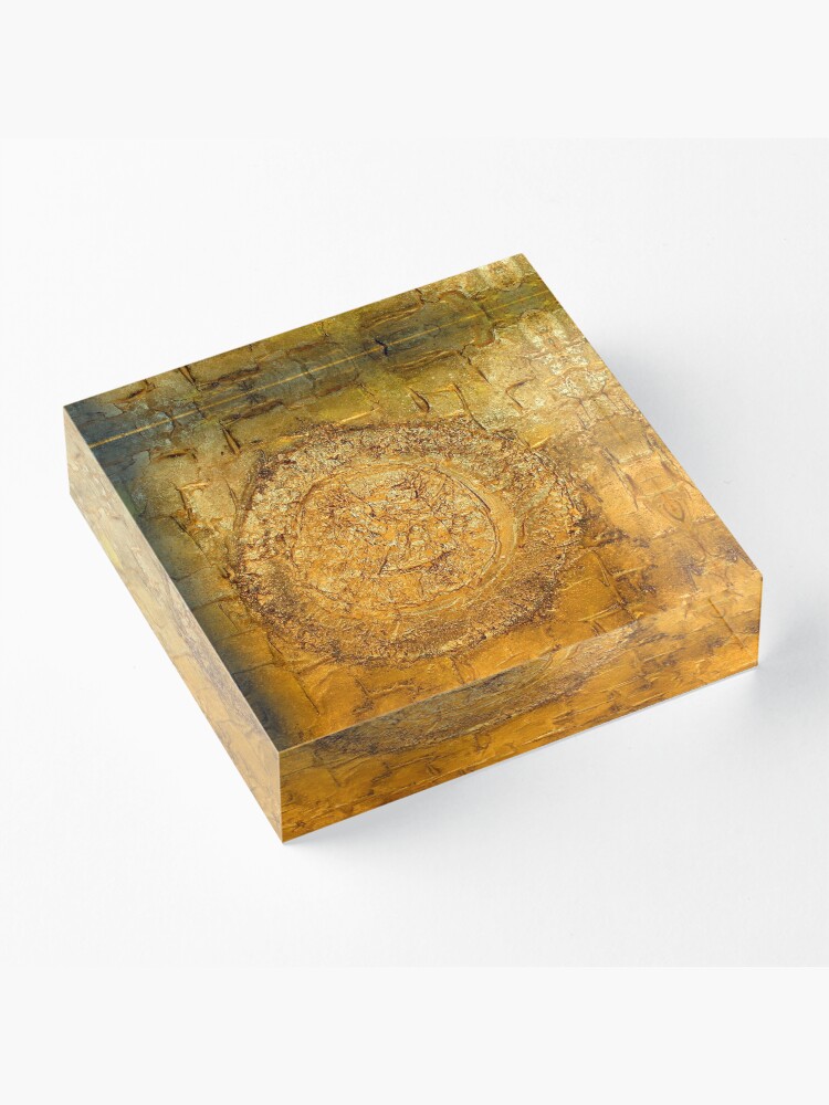 Alternate view of Mixed Media Abstract 1 Acrylic Block