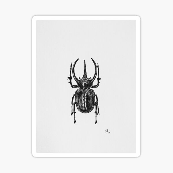 Dotwork dynastinae Sticker