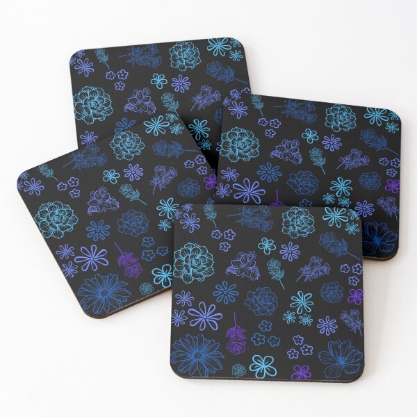 Item preview, Dainty Blue Flowers - floral pattern designed and sold by Oh-Marsha.