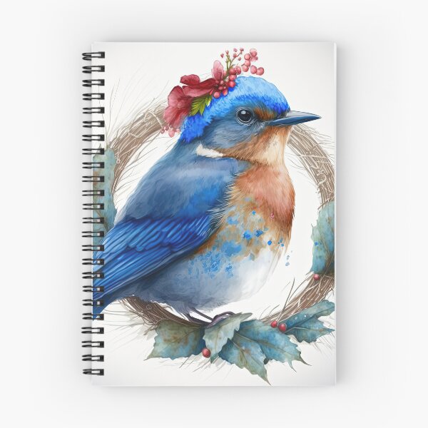 Item preview, Festive Bluebird Winter Holidays / Christmas Gifts designed and sold by Ealaionta Design.