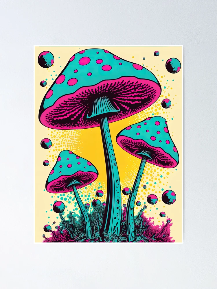 Pink Mushroom Fantasia Fine Art Notebook – KP Reynolds Art