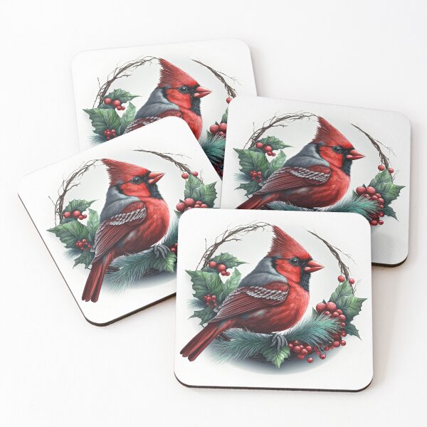 Item preview, Festive Cardinal Winter Holidays / Christmas Gifts designed and sold by Ealaionta Design.