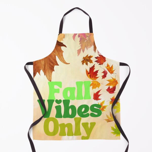 Item preview, Cute Leaves Colorful Bubble Letters Fall Vibes Only designed and sold by Darlene Douglas-Jackson.