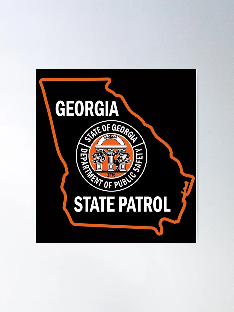 Georgia State Patrol - Trooper - Police - patch - badge- shield | Poster