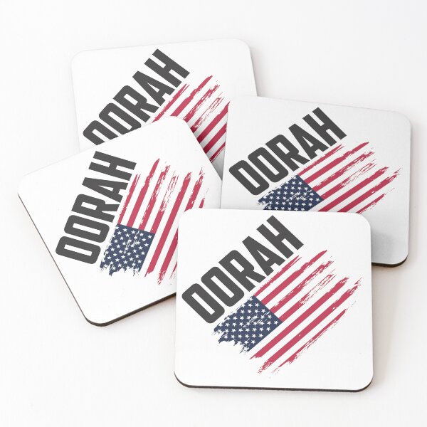 Item preview, Oorah American Flag/Marine/Battle Cry/USA/Military/Patriotic/America designed and sold by burlybot.