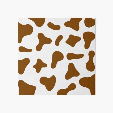 Cute brown cow print Poster for Sale by viripasta