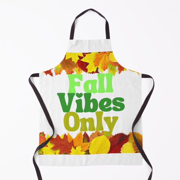 Item preview, Cute Leaves Colorful Bubble Letters Fall Vibes Only designed and sold by Darlene Douglas-Jackson.