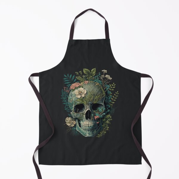 Item preview, Bones and Botany - Skull 1 designed and sold by SparkDrago.