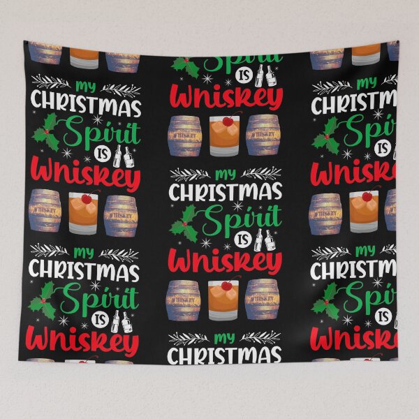 Artikelvorschau, Mein Weihnachtsgeist ist Whiskey entworfen und verkauft von WoodburyLake.