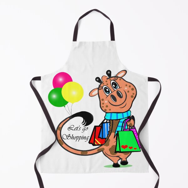 Item preview, Giraffe - Let's go Shopping  designed and sold by Shirley cute art .