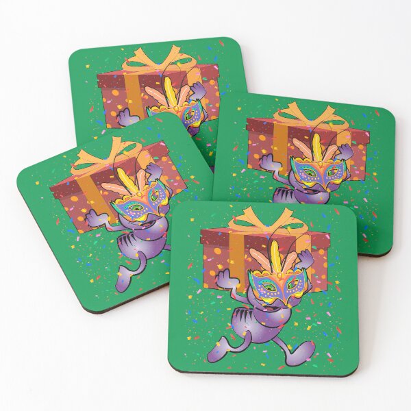 Item preview, Ant with mask and gift designed and sold by WorkerAnts.