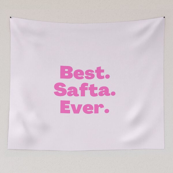 Item preview, Best Safta Ever pink designed and sold by NJGDesigns.
