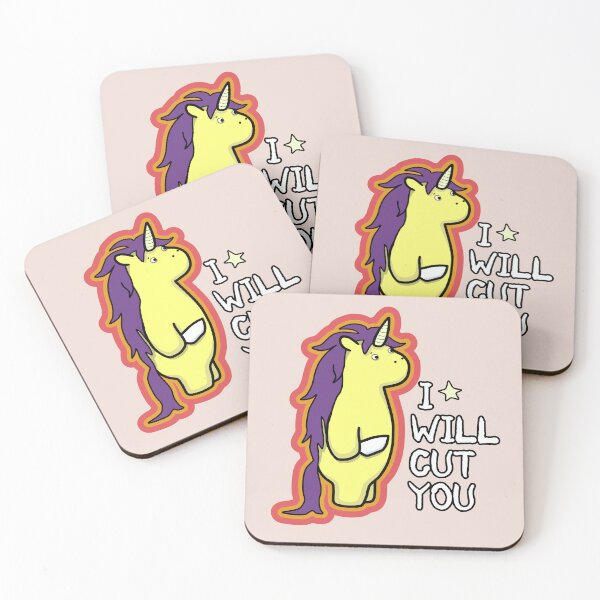 Item preview, I Will Cut You - Stabby Stab The Unicorn designed and sold by ViewerEqualsPhoton.