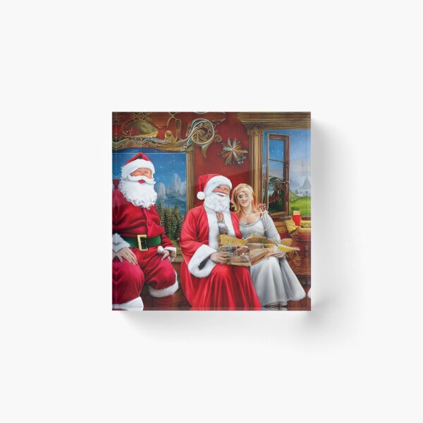 Item preview, Santa and his wife seasons greeting’s  designed and sold by deville13.