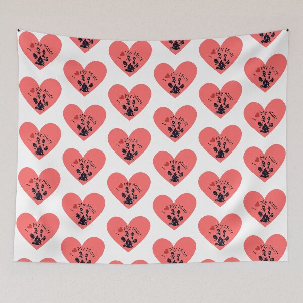Item preview, Mutt Love Heart designed and sold by ChinnieGirl.