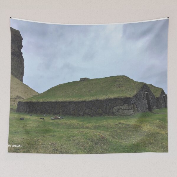 Item preview, Icelandic turf house Vestmann Island  designed and sold by AHELENE.