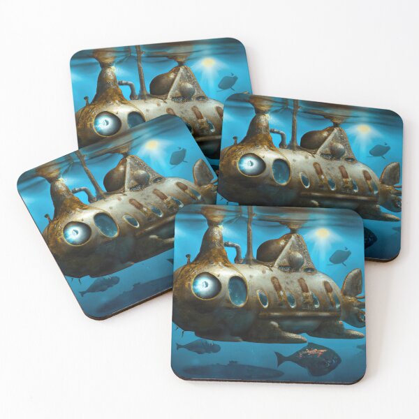 Item preview, Underwater Submarine Art (AI Generated)  designed and sold by QuotezArtist.