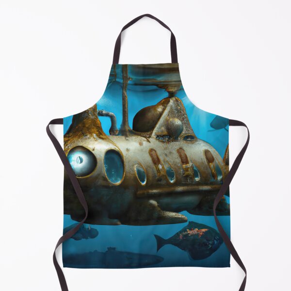 Item preview, Underwater Submarine Art (AI Generated) designed and sold by QuotezArtist.