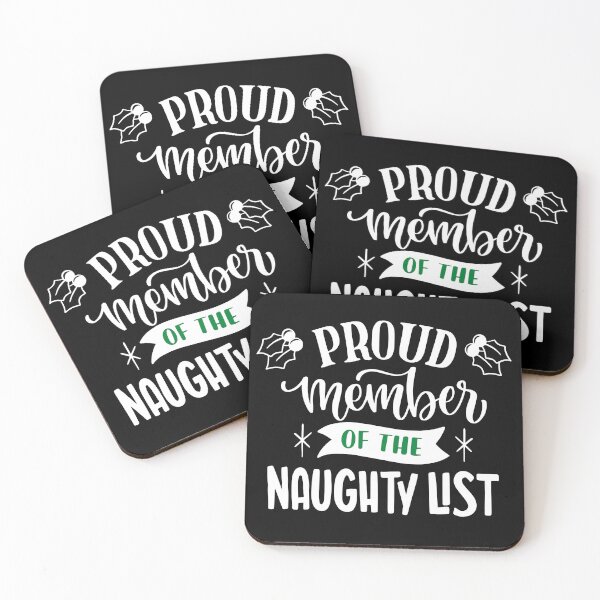 Item preview, Proud Member of the Naughty List. Santa's Naughty List.  Christmas designed and sold by RoyalTacoBelle.