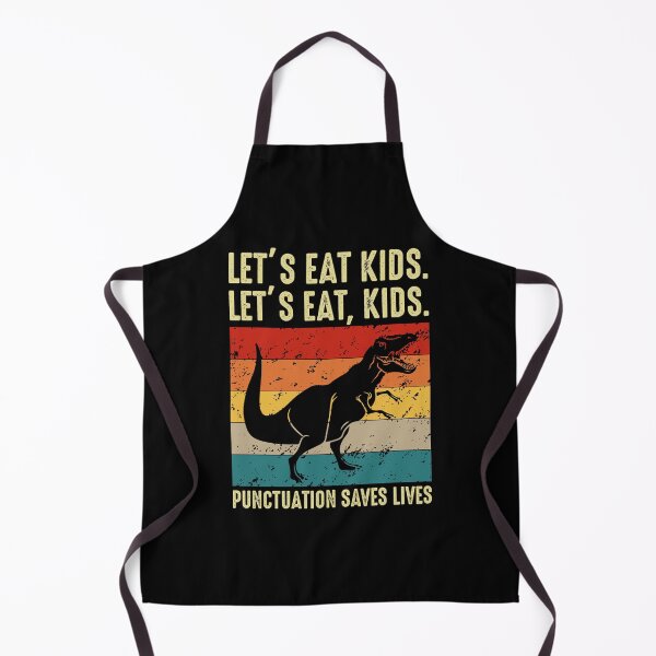 Item preview, Lets Eat Kids Punctuation Saves Lives Dinosaur Grammar T Rex  designed and sold by WoodburyLake.